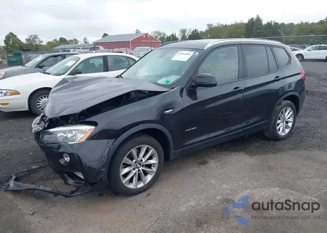 2016 BMW X3 xDrive28I from USA, damaged, VIN 5UXWX9C59G0D77648